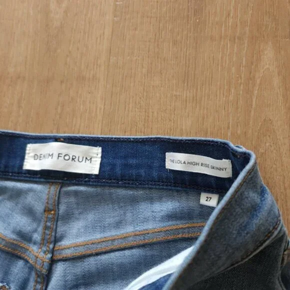 Aritzia Denim Forum Lola High Rise Skinny Jeans - Picture 3 of 6